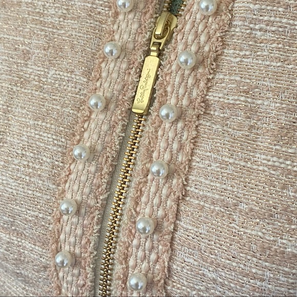NWT Lilly Pulitzer Noella Vest in Latte (Tan & Cream) Resort Boucle, Size XXS - Picture 4 of 11